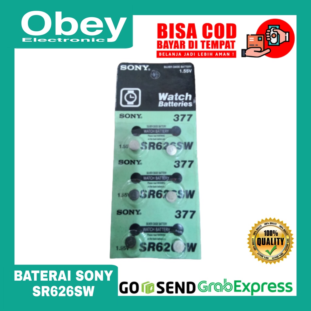 Jam Tangan Baterai Sony 626 / Lr 626 Batery