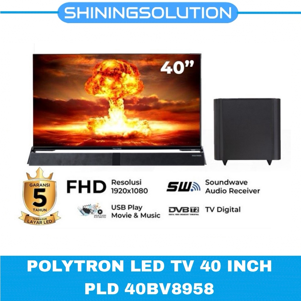 POLYTRON LED TV 40 INCH PLD 40BV8958
