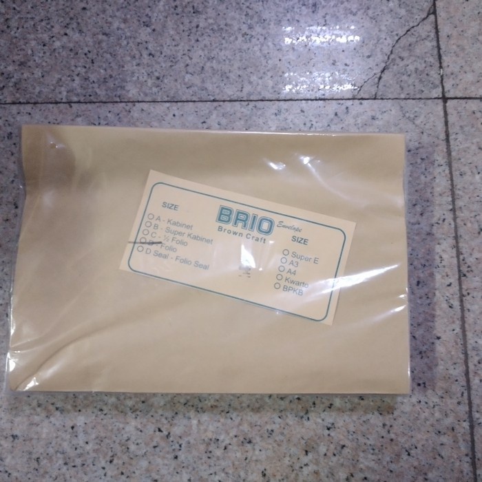 

Star Amplop Coklat Samson Folio Sibiz Size: 24 Cm X 35 Cm Limited