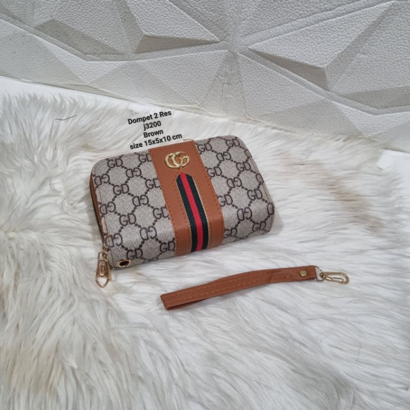 Dompet Import Wanita 2Resleting Kode J3200