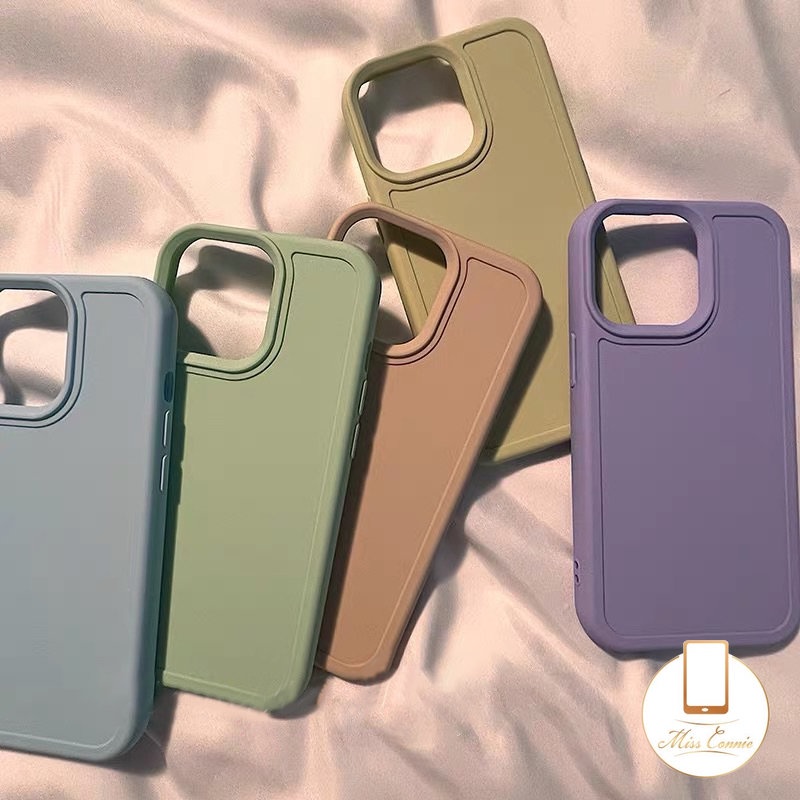 Soft Case Matte Warna Permen Macaron Untuk iPhone 7 8 Plus 11 Pro MAX XR 7Plus 8Plus 13 12 14 Pro MAX X XS MAX