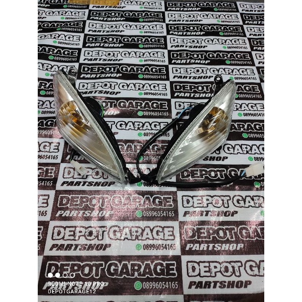 kaca lampu sen assy  mio sporty