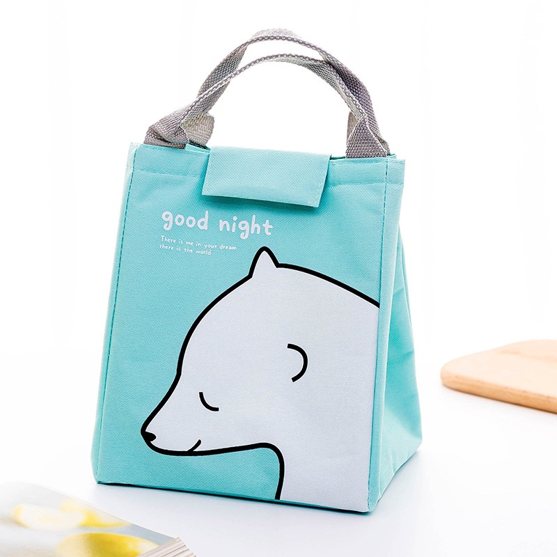 𝗘𝗕𝗦 ✅ PA076 Tas Bekal Jumbo Animal Goodnight Organizer Bag Kotak Cooler Makanan Import Murah