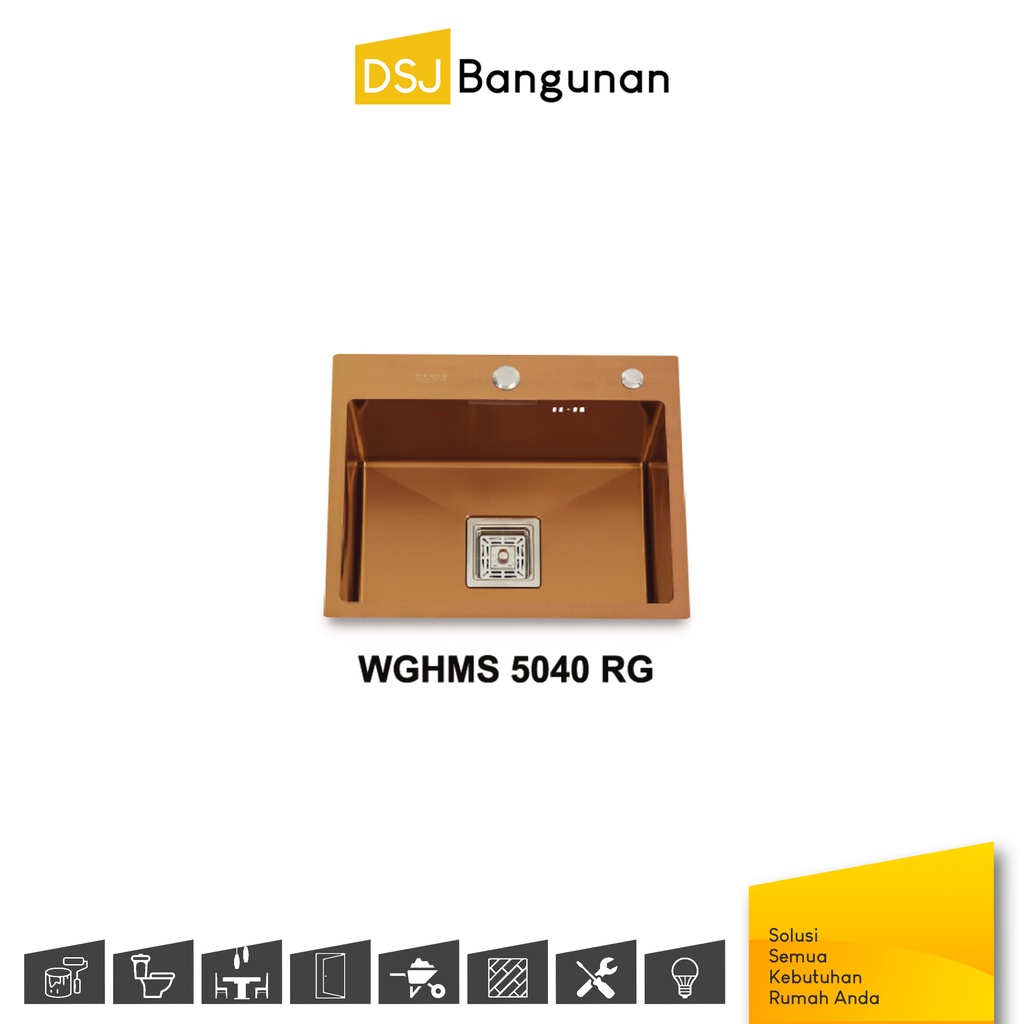 Wegen WGHMS 5040 RG Kitchen Sink / Bak Cuci Piring