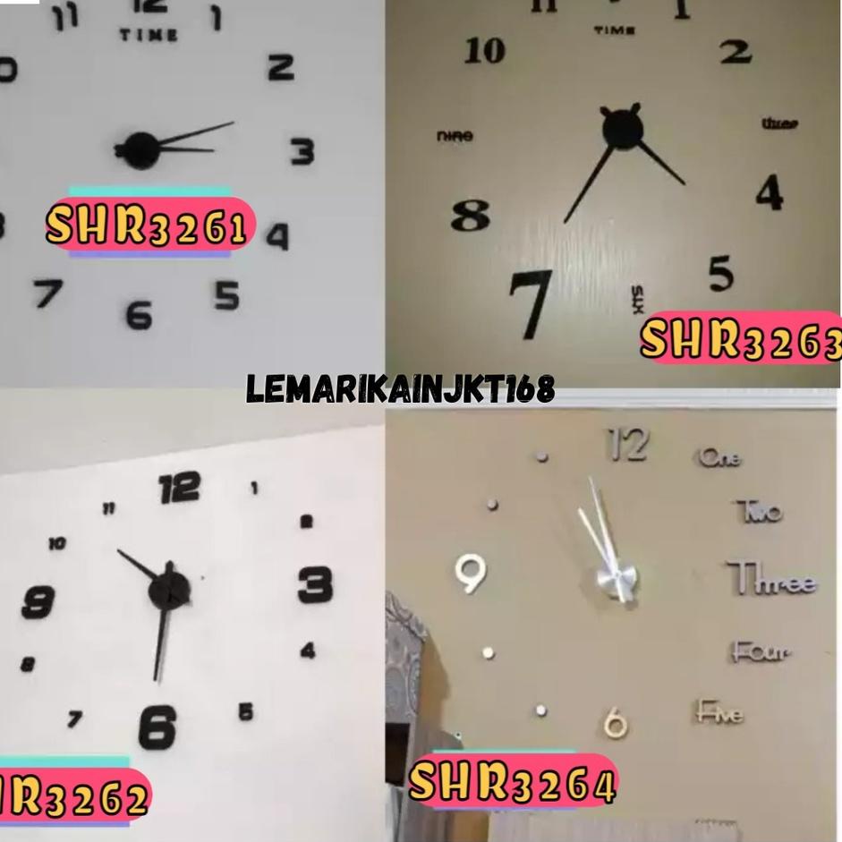 Buy Now--SHENAR COD (550GR)Jam Dinding Besar Raksasa Giant Wall Clock 80-130cm Diameter jam raksasa 