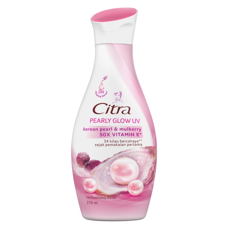 Citra Lotion Pearly Glow UV Hand &amp; Body 210ml