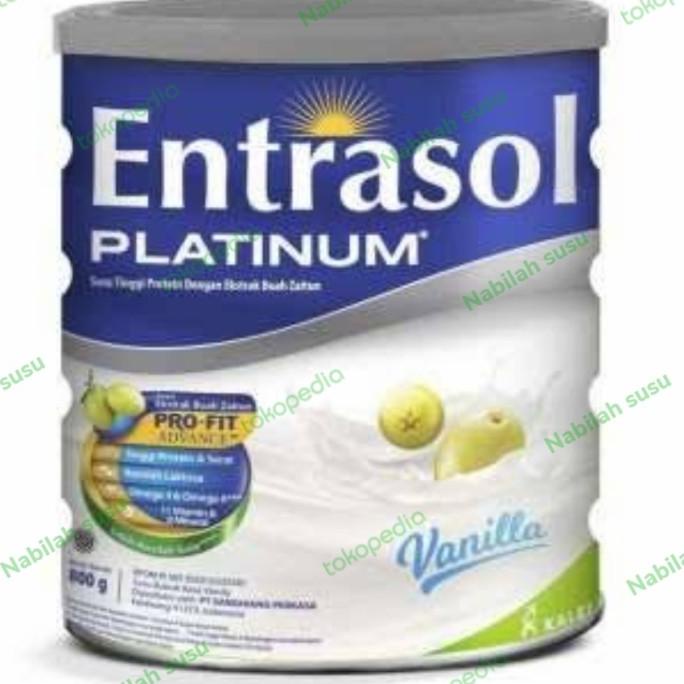 

[ COD ] entrasol platinum vanila 800gr