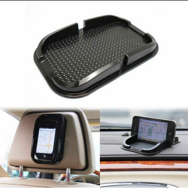 sticky pad dudukan anti slip dashboard HP koin kartu mobil car etoll