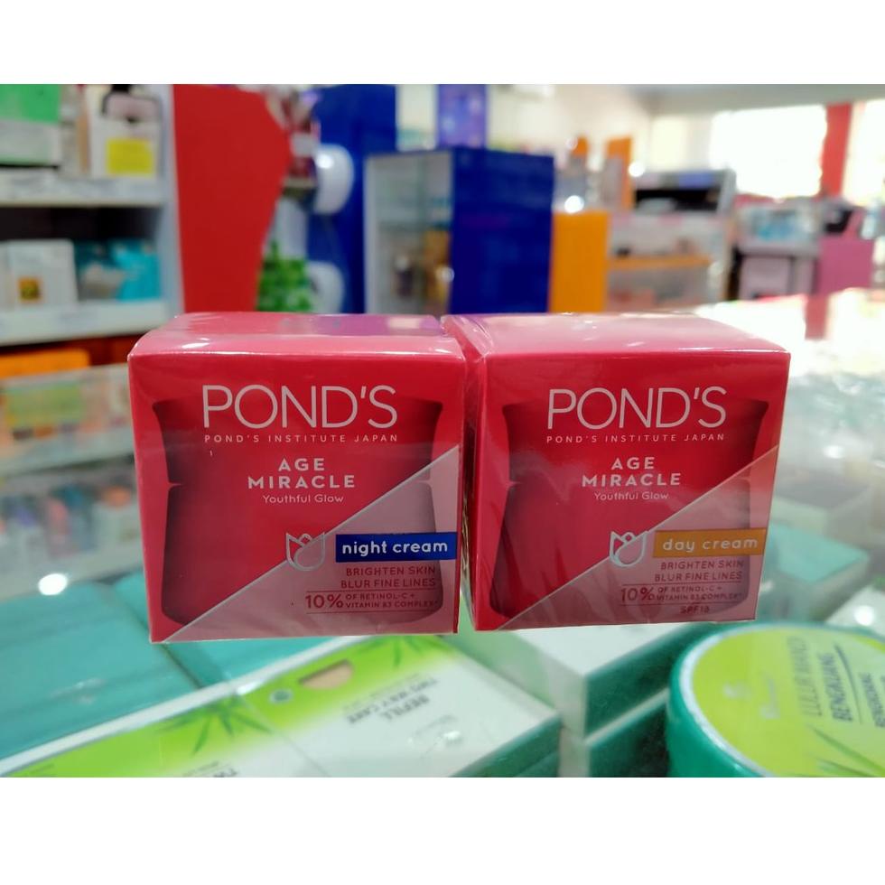 ボ Ponds Age Miracle 10gr / 20gr - Day Cream - Night Cream (kemasan baru) BEST SELLER 2288 ☀