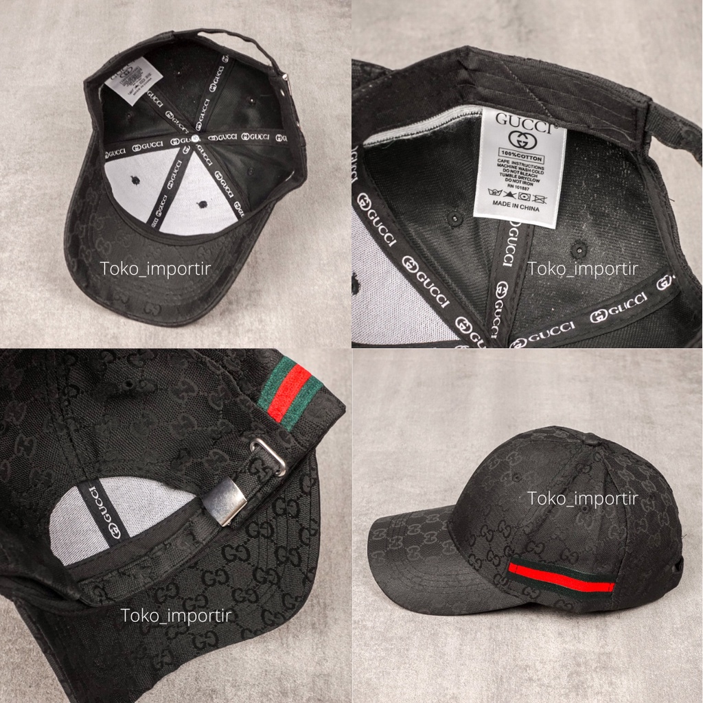 Topi Gucci Import Pria Unisex Premium High Quality