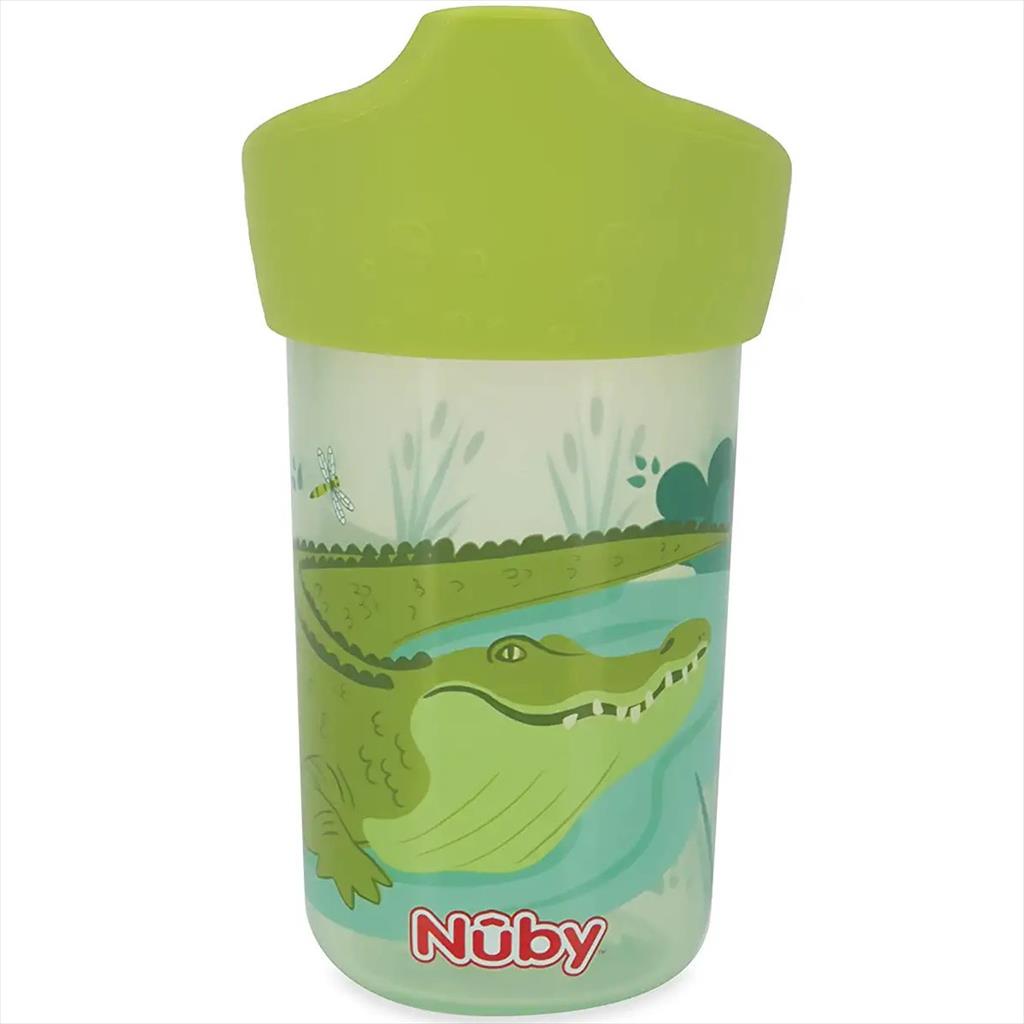 NUBY 3D Character 355ml Spout Cup Alligator 355 ml Gelas Minum Sippy