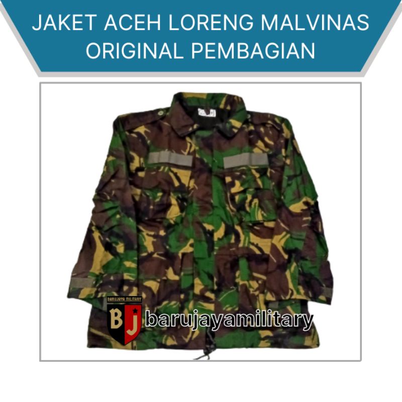 JAKET TUGAS ACEH LORENG MALVINAS - JAKET ORIGINAL TNI TERMURAH