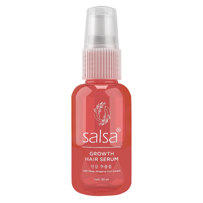 SALSA Hair Serum Spray 80ml | Growth Serum | Rose Serum | Keratin Repair Serum | Serum Perawatan Rambut Kering Rontok Kusam