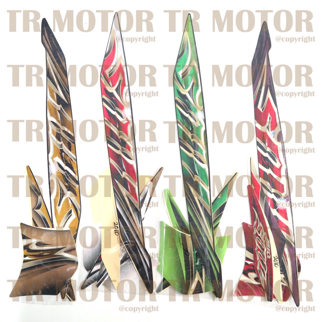 Stiker Motor Mio Soul 2010 Sticker Striping Lis Full Set Motor