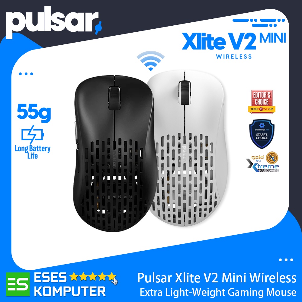 Mouse Pulsar Xlite V2 Mini Wireless | Extra Lightweight | Mouse Gaming