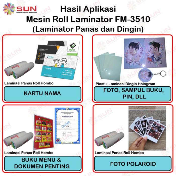 

Mesin Laminasi Roll A3 - Hot Roll Laminator Machine FM 3510