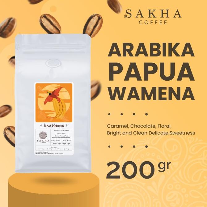 

Biji Kopi Bubuk Arabika Papua Wamena Arabica Coffee Beans Coffe 200 gr