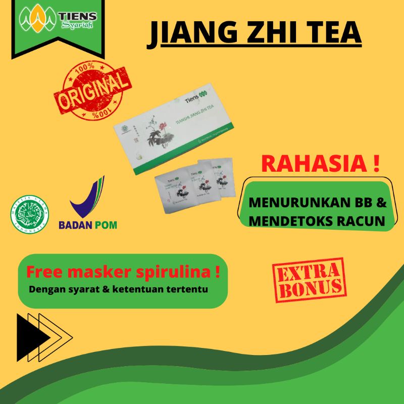 (Terlaris) Jiang Zhi tea eceran,suplemen pelangsing badan