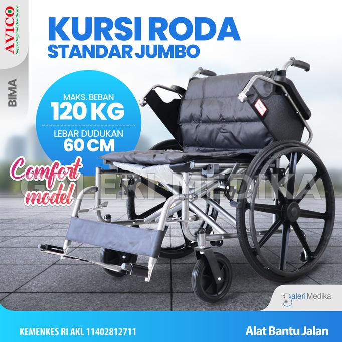 Kursi Roda Jumbo - Avico Bima Kursi Roda Standard