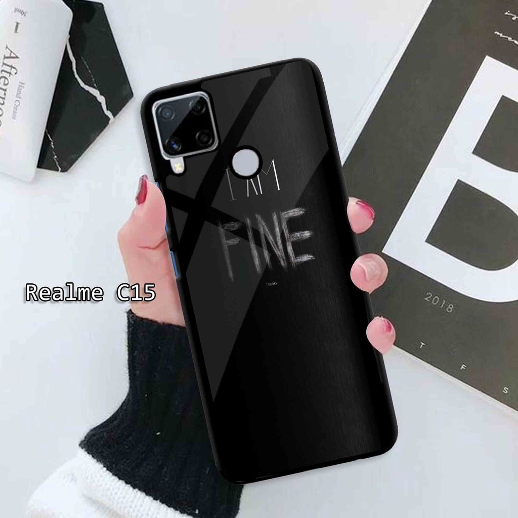Case Realme C15 - Softcase Kilau Realme C15 - Silikon Realme - Casing Terbaru Realme - Kesing Keren 