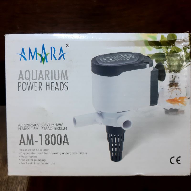 Amara AM 1800 Aquarium Power Heads - Pompa Aquarium