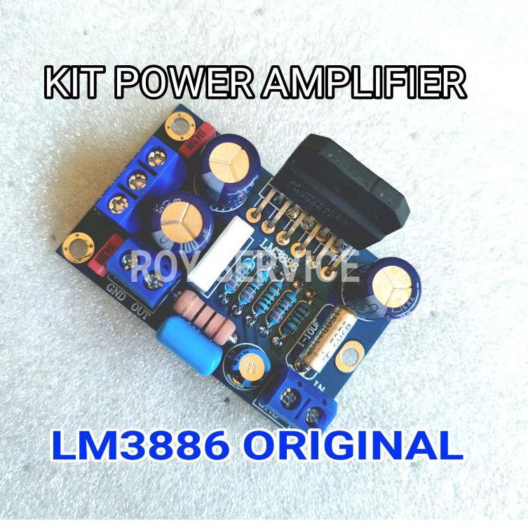 Terbatas.. LM3886 kit power amplifier home audio 91