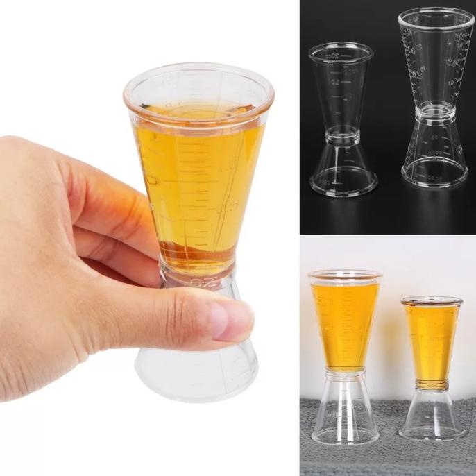 Jual Andandandand Jigger Plastik Measuring Cup Gelas Ukur Takar Minuman 10ml 20ml 40ml Shopee Indonesia 7303