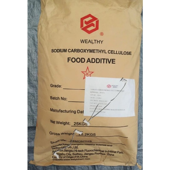 

CMC Na 1 Kg_ Carboxymethylcellulose Sodium 1 Kg_ Food Grade_ Pengental_ Pembuat Gel_ Gelling Agent