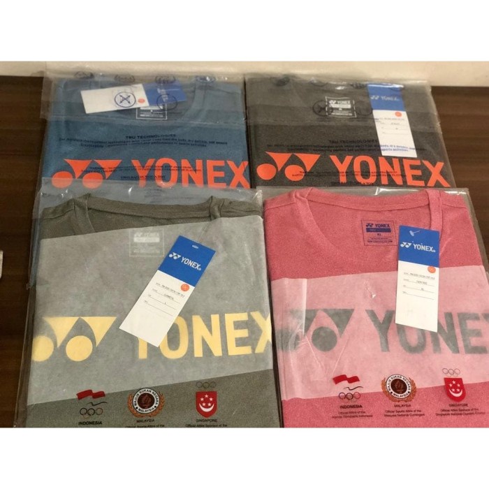 Baju Kaos Bulutangkis Badminton YONEX ORIGINAL SUNRISE - POLOS, XS