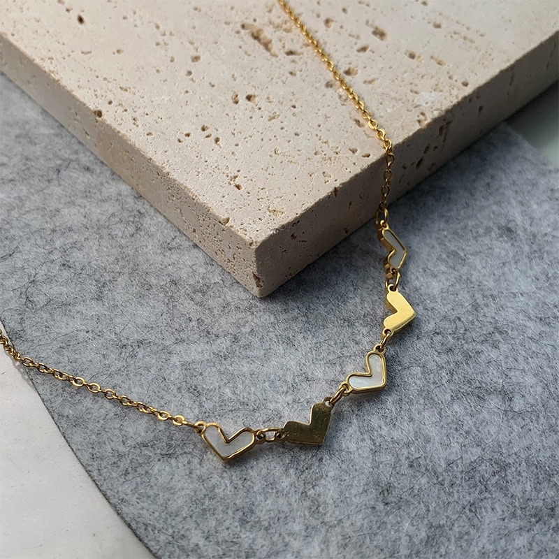Kalung lima love titanium anti karat harga grosir bisa COD