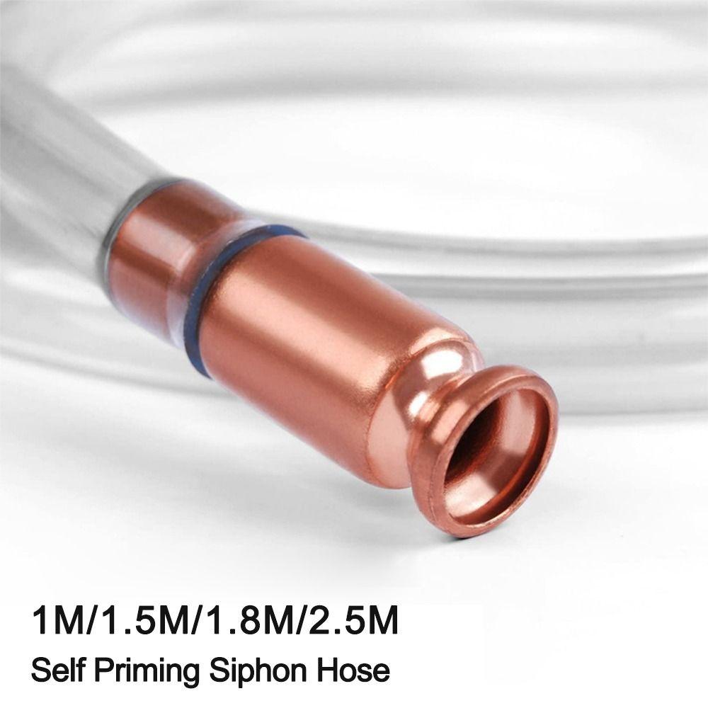 Solighter Pipa Hisap Manual Transparan Selang Tabung Self Priming Safety Pipe Siphon Hoses Siphon Hose