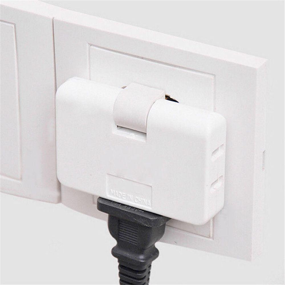 AUGUSTINA Colokan Listrik Creative High Quality Wall 3stop Kontak 2cabang US Plug Adapter