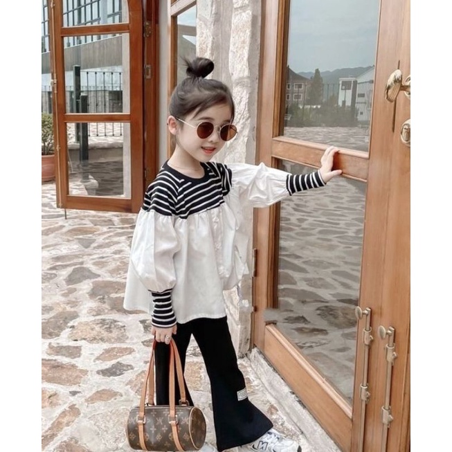 Atasan Blouse Lyodra Anak Perempuan Lengan Panjang 2-5 Tahun