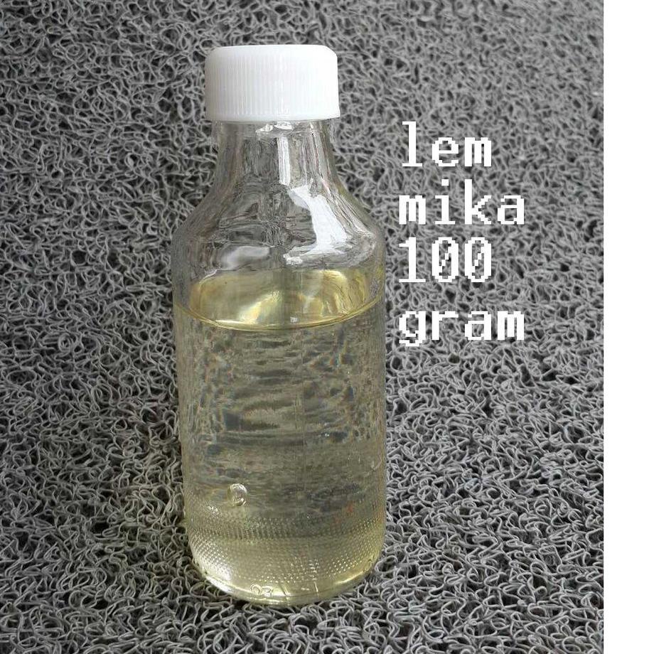 Ready ♾️ Lem Mika Plastik Bening Transparan (100 Gram) ⎧Big Sale↰㊄