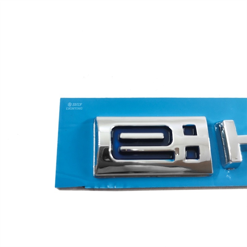 1pc Stiker Emblem Logo E: Hev Bahan ABS Krom Untuk Bagasi Belakang Mobil HONDA CIVIC CRIDER