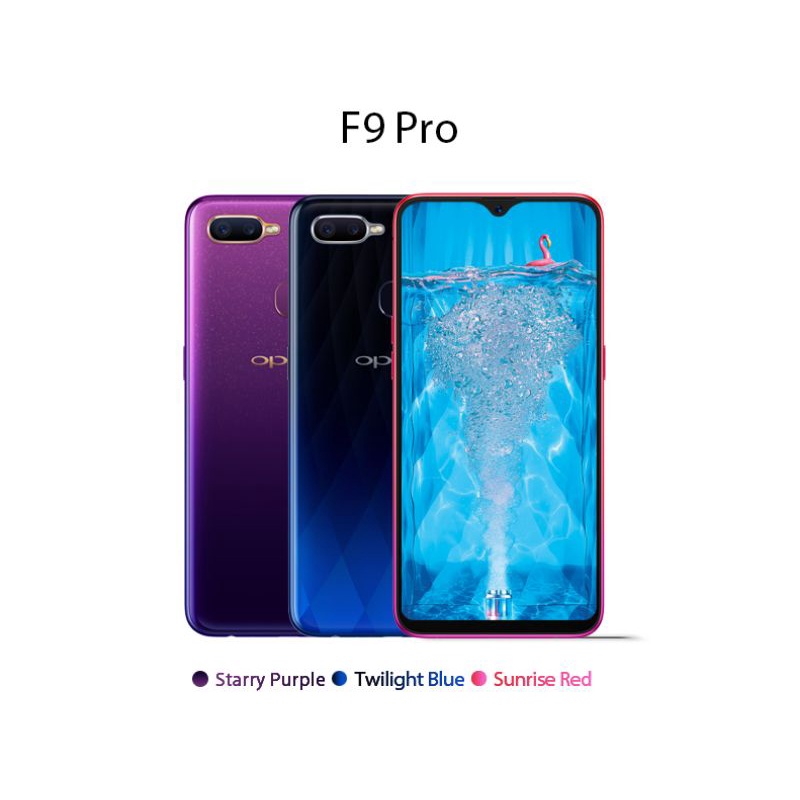 HP OPPO F9 PRO 6GB-128GB FULLSET Android Smartphone