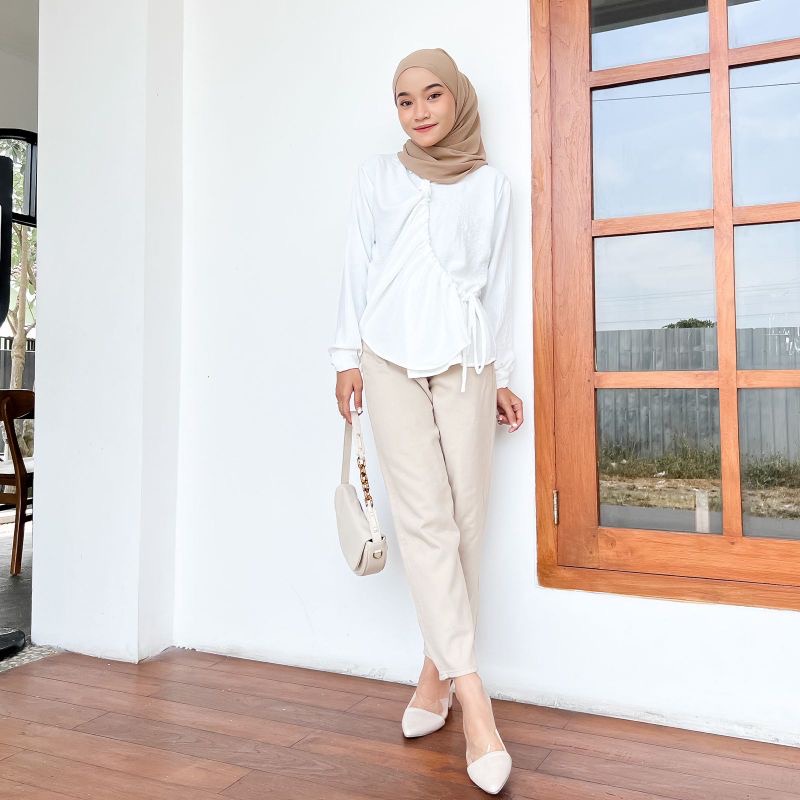 SRITA BLOUSE - BLOUSE SERUT AIRFLOW - ATASAN WANITA