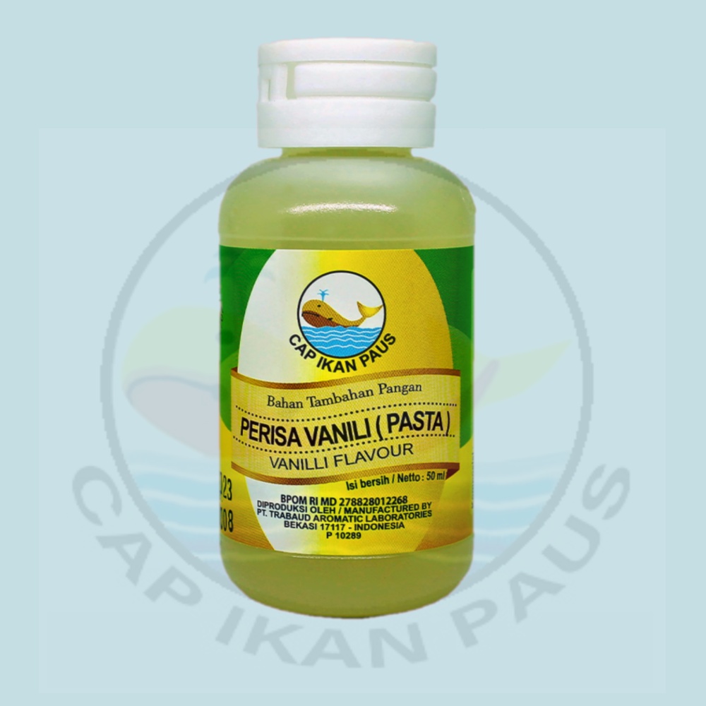 

Perisa Makanan dan Minuman Pasta Vanili Cap Ikan Paus 50 ml