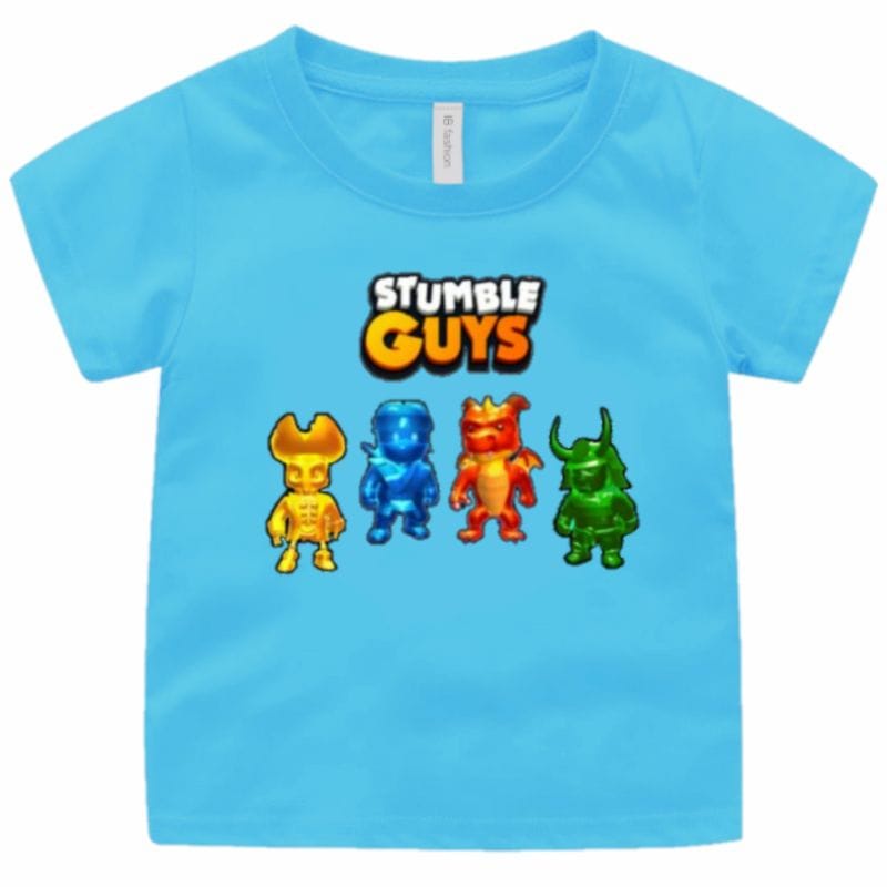 KAOS BAJU ANAK T-SHIRT STUMBLE GUYS PLAYERS GAME