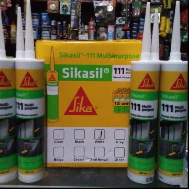 

Sika Sikasil 111 Netral 300 ml sikasil AP sealant silicone 300ml CLEAR