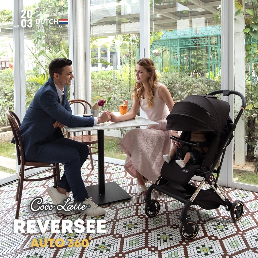 COCOLATTE STROLLER CL 2166 REVERSEE AUTO 360° AUTOFOLD COMPACT