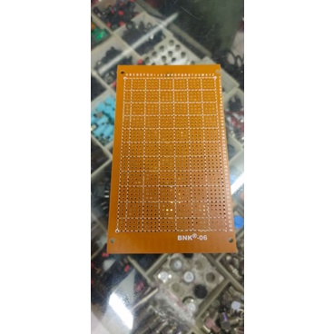 pcb bolong pcb titik BNK 06 7,5cm x 13,5cm jual per/10pcs papan pcb untuk custom lampu belakang motor