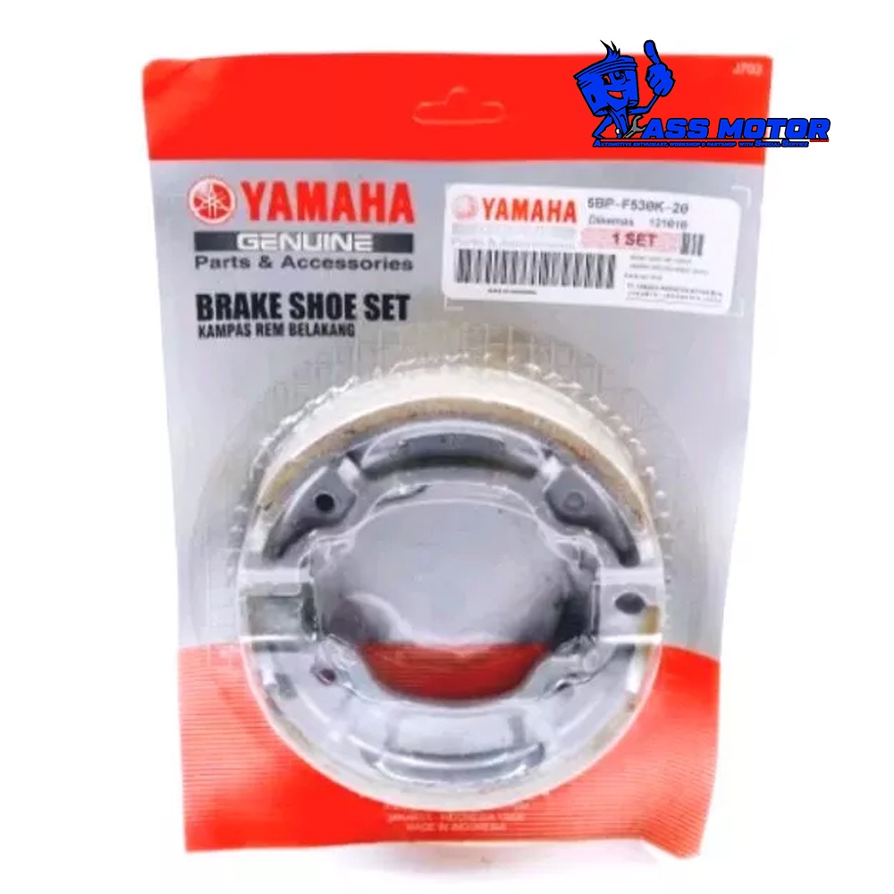 AEROX 155 AEROX 2020 DOXOU REAR BRAKE SHOE SET 5BP-F530K-00 KAMPAS REM BELAKANG SCORPIO KAMPAS REM B