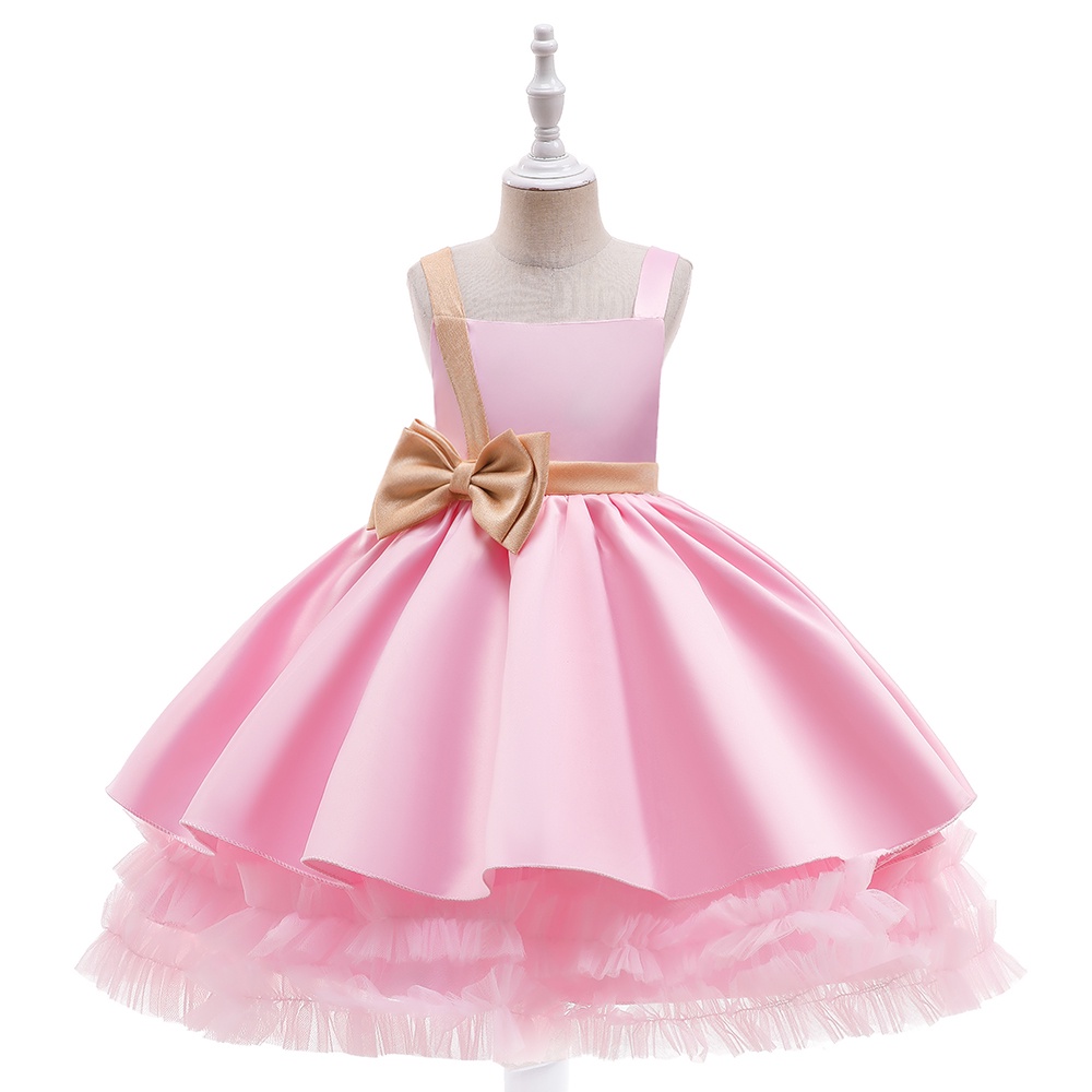 [Brandedbaby] PARTY DRESS SATIN ANAK PEREMPUAN / DRESS CHRISTMAS ANAK PEREMPUAN / DRESS NATAL ANAK IMPORT