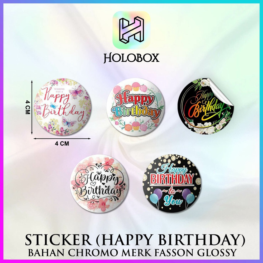 

Sticker|Sticker Happy Birthday |Sticker Murah|Happy Birthday S23