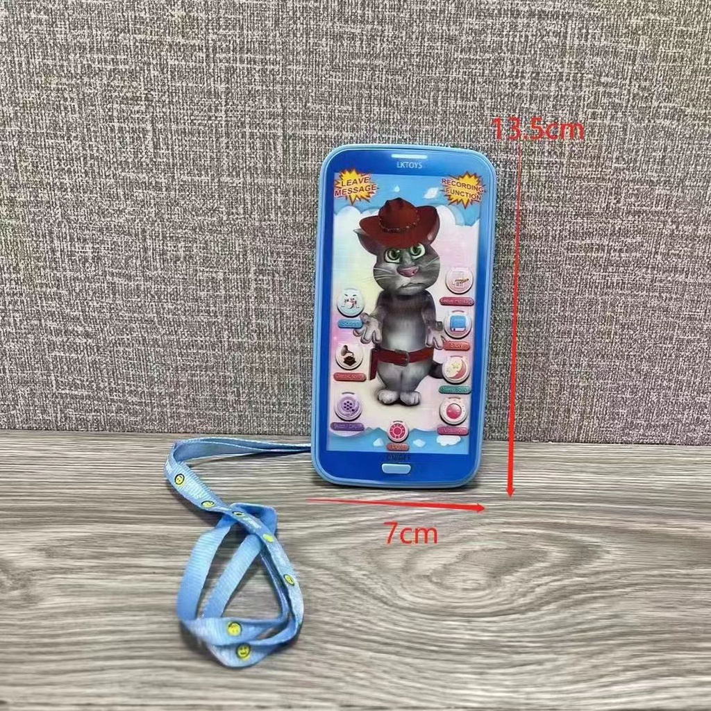 MAINAN ANAK HP SMARTPHONE MUSIK/MAINAN HP MY TALKING TOM / Simulasi Handphone Touch Screen