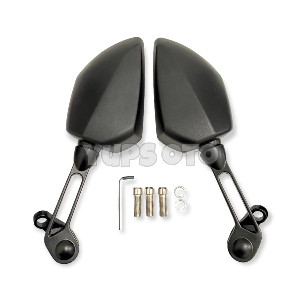 SPION DUCATI VARIO 160 MERK MOSCOW HITAM KACA BENIN SPION DUCATI VARIO 160 ABS DAN CBS UNIVERSAL SEMUA MOTOR