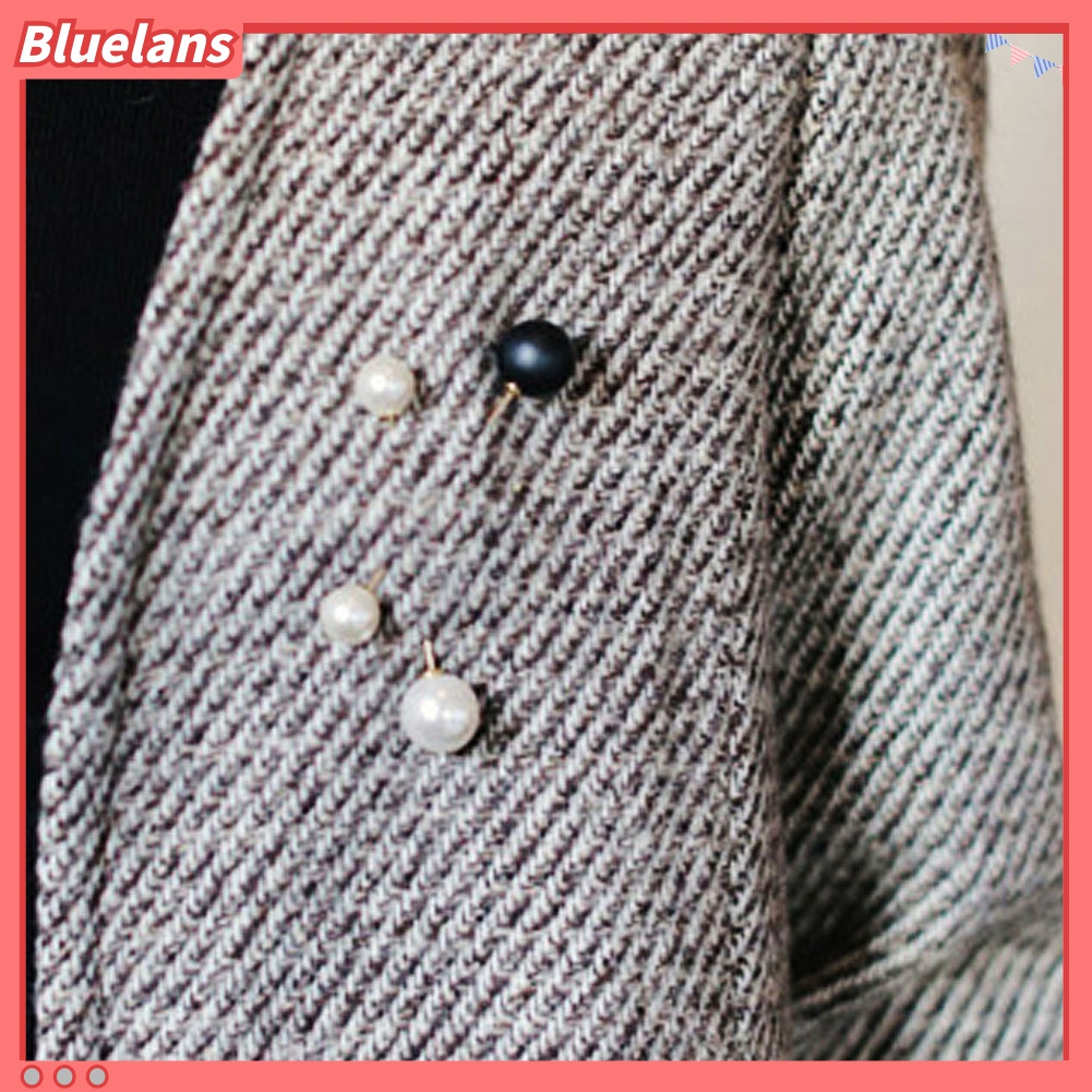 Bros Pin Mutiara Buatan Untuk Dekorasi Jaket Mantel Wanita
