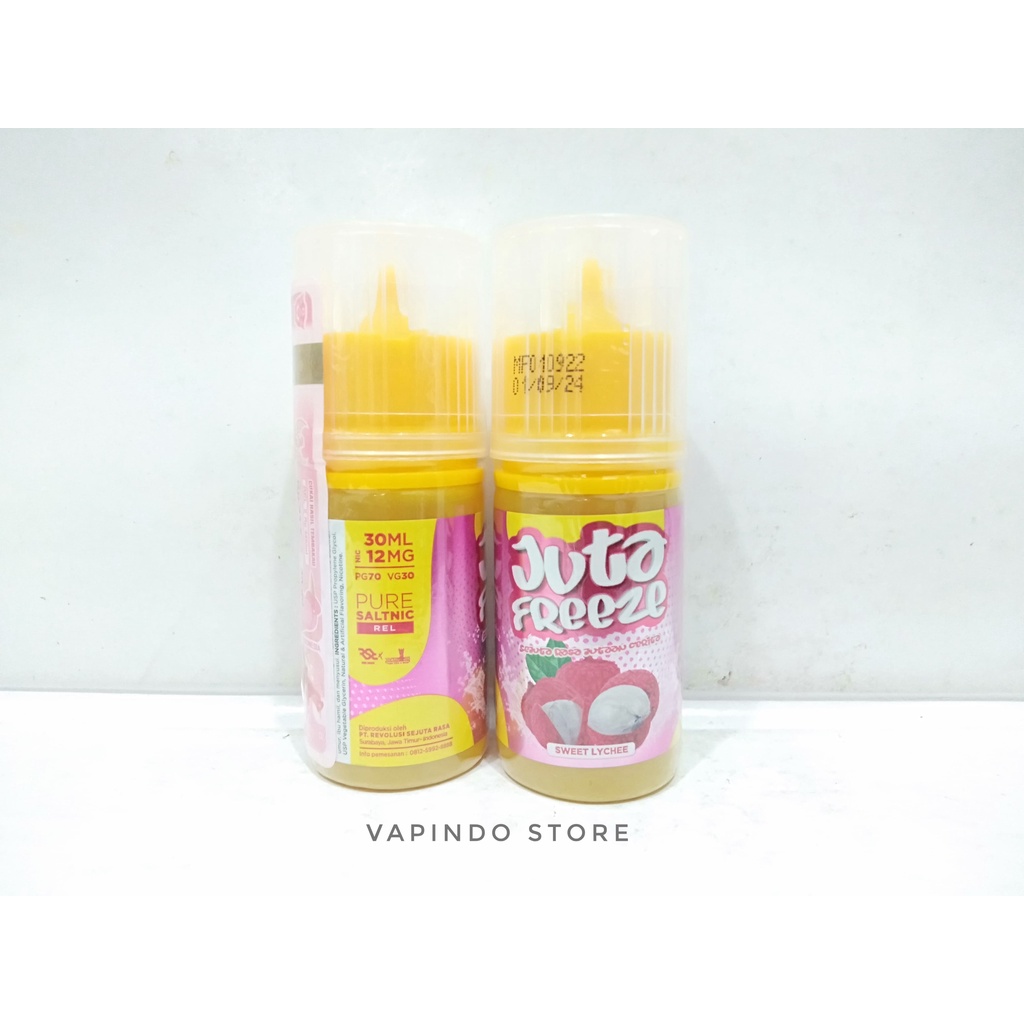 NIC 12MG JUTA FREEZE SWEET LYCHEE SALT 30ML SALTNIC BY RSR BREW LIQUID