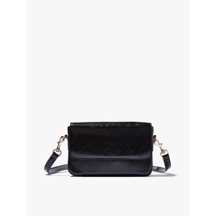 Rubi - Shoulder Bag Wanita - LEXI CROSS BODY BAG - BLACK GRAIN